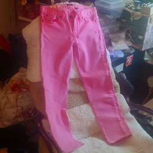 J.Crew pink jeans